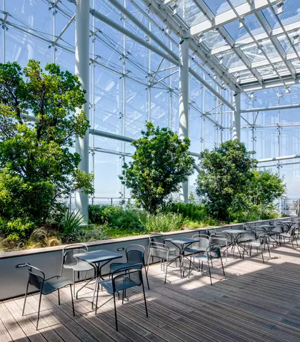 Saint-Gobain tower interior